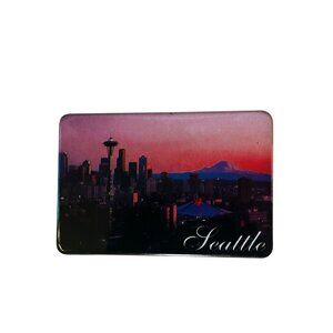 Seattle Washington Space Needle Cityscape Travel Fridge Magnet Souvenir